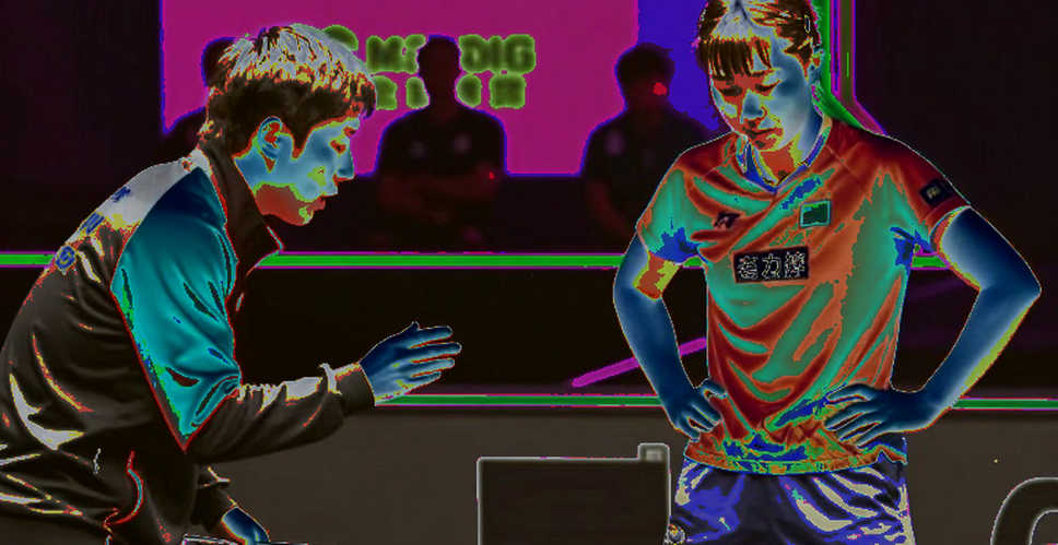 An empty table tennis data sheet, and the nine-dimension report that still shipped